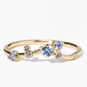 Wwake Sapphire Diamond Ring